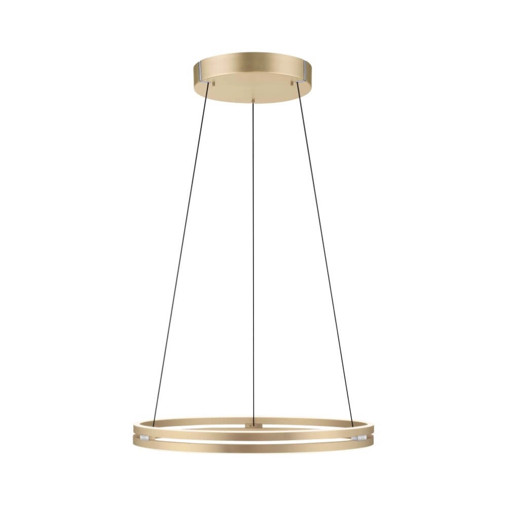 Lampe suspendue élégante Pure E-Loop laiton Ø 70cm Paul Neuhaus 4012248372296