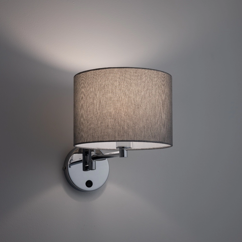 Lampe murale Hotel Mood Ø 24 cm gris Lyora 5903139117883