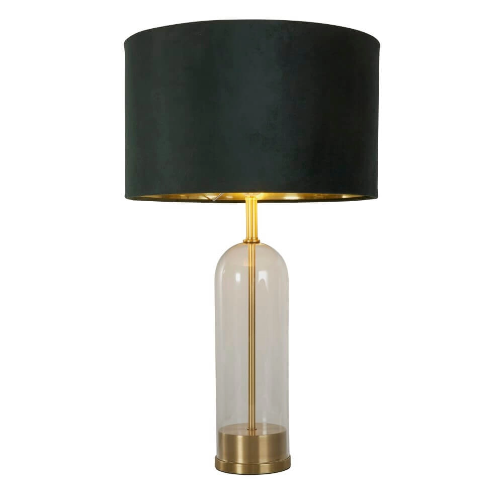 Lampe de table Oxford avec capuche verte Searchlight 5053423256818
