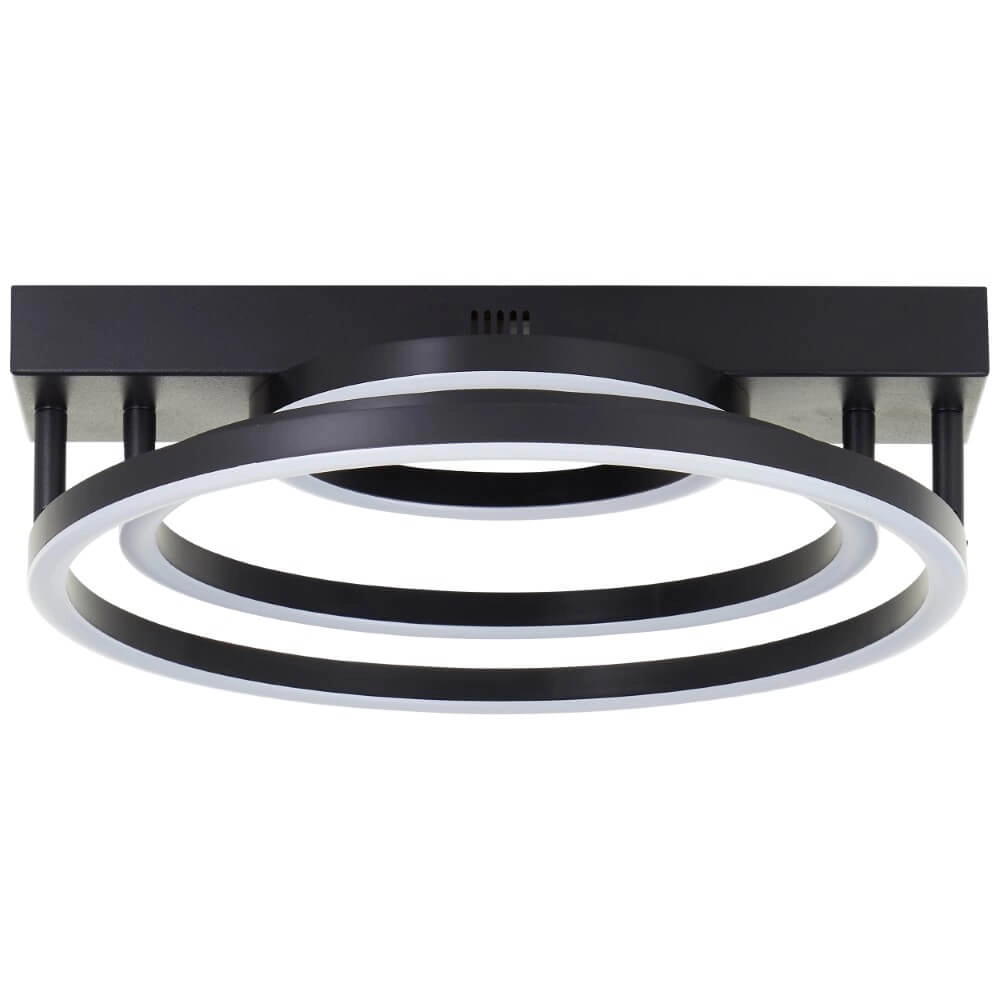 Plafonnier à intensité variable Pedley noir Brilliant 4004353442094