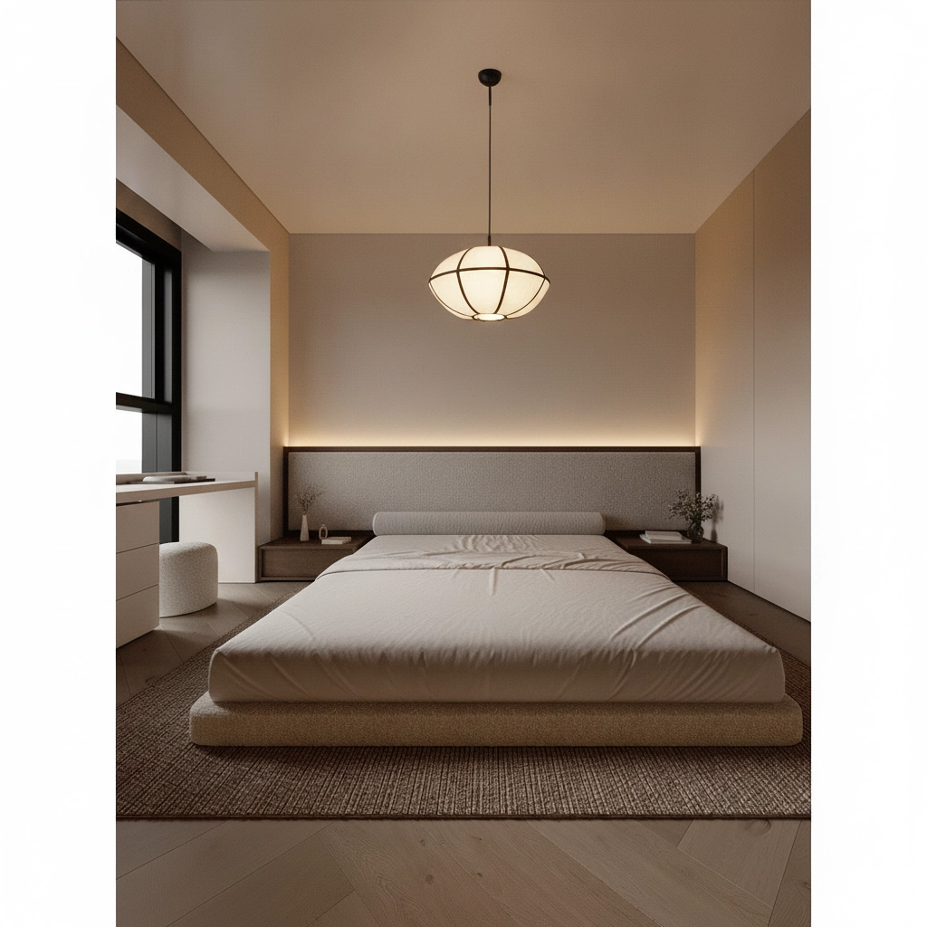 Lampe suspendue Brera noir avec blanc Ø 45cm