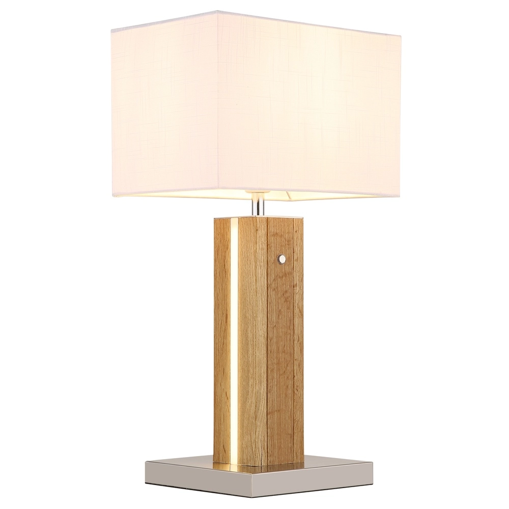 Lampe de table en bois Forest avec capot Globo 9007371592333