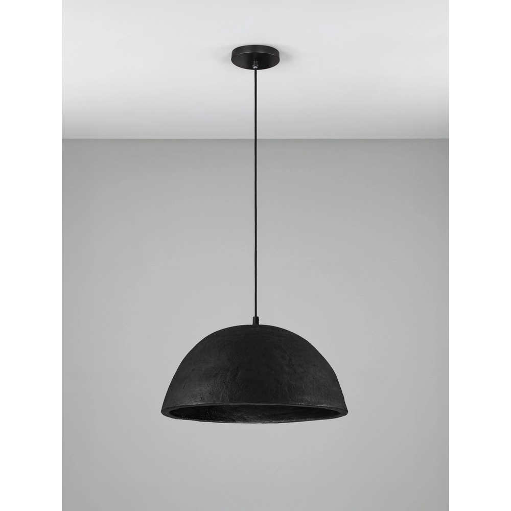 Suspension noire Talcum Ø 42cm Lyora 5212017468277