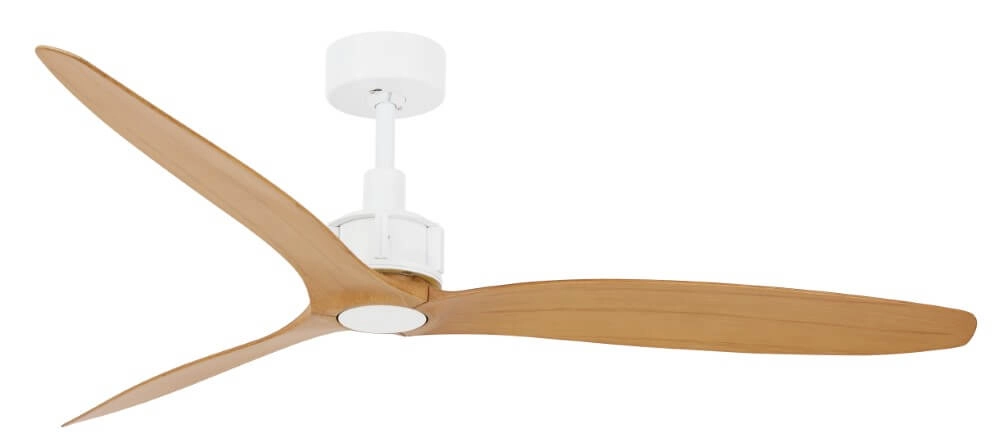 Ventilateur de plafond Viceroy blanc avec bois Ø132cm Beacon 9333509121503