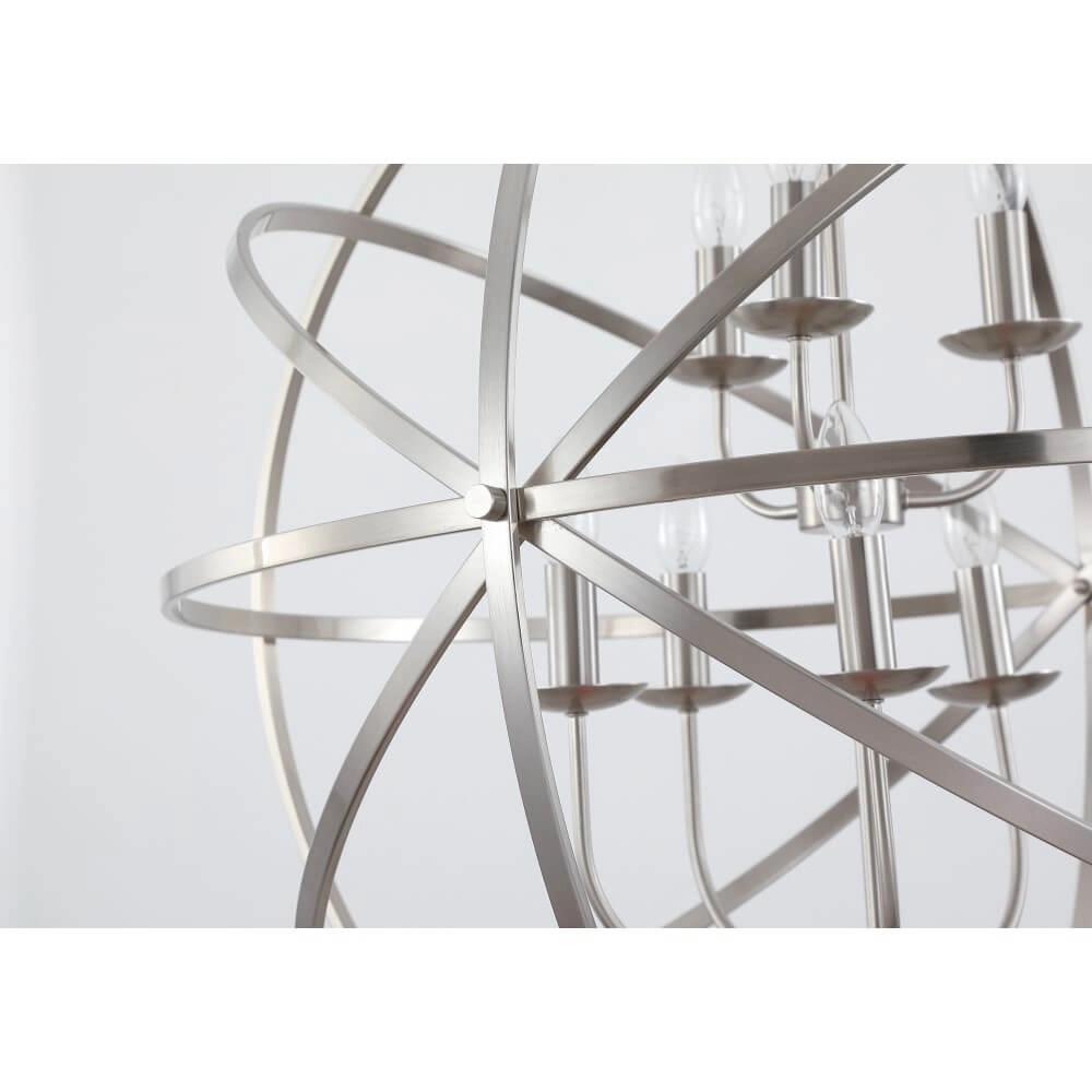 Suspension ancienne Orbit 8-argent clair Searchlight 5053423271934