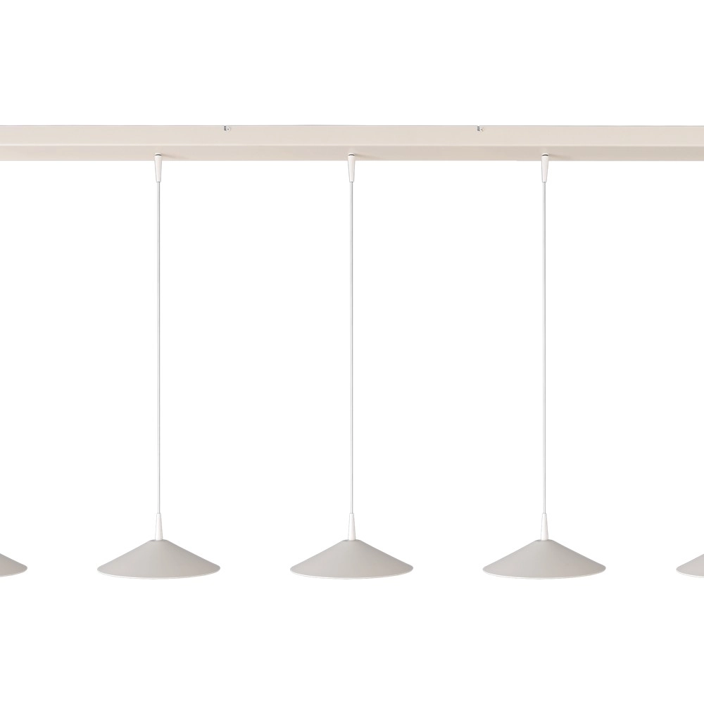 Lampe suspendue à 5 lumières Ceppo blanc Ø 22cm Masterlight 8718121358604