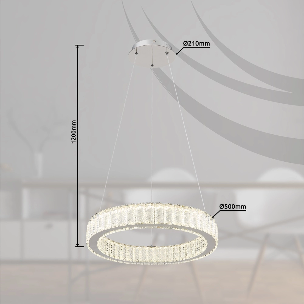 Lampe pendante de conception Mucky Chrome Globo 9007371451982