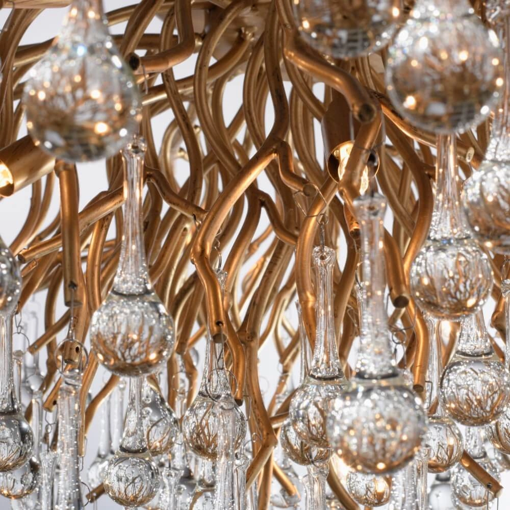 Lustre Icicle laiton 100cm Paul Neuhaus 4012248352106