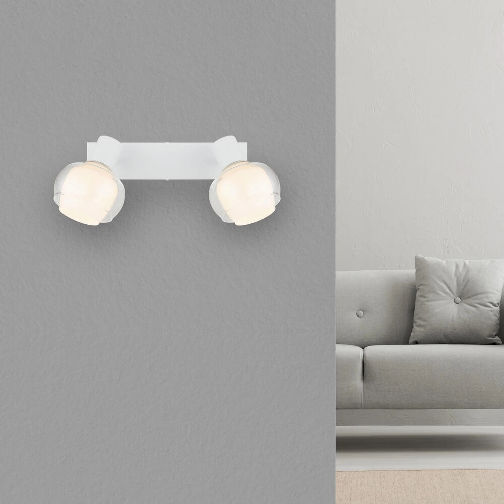 Plafonnier blanc Tokki 2 lumières Globo 9007371446049