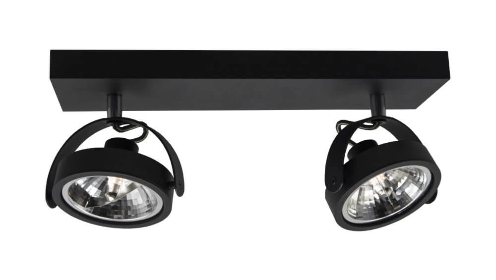 Spot en saillie Wajer double noir