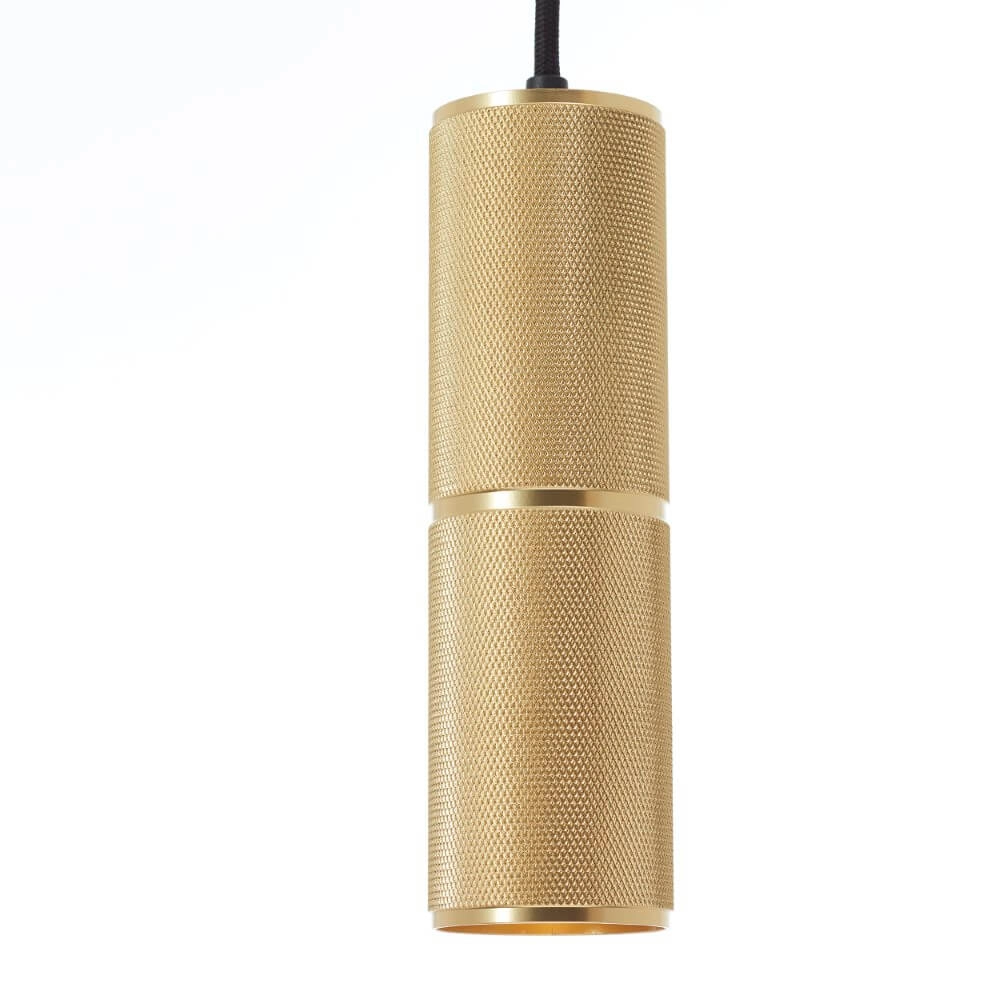 Lampe suspendue dorée Marty 1 lumière Brilliant 4004353438318