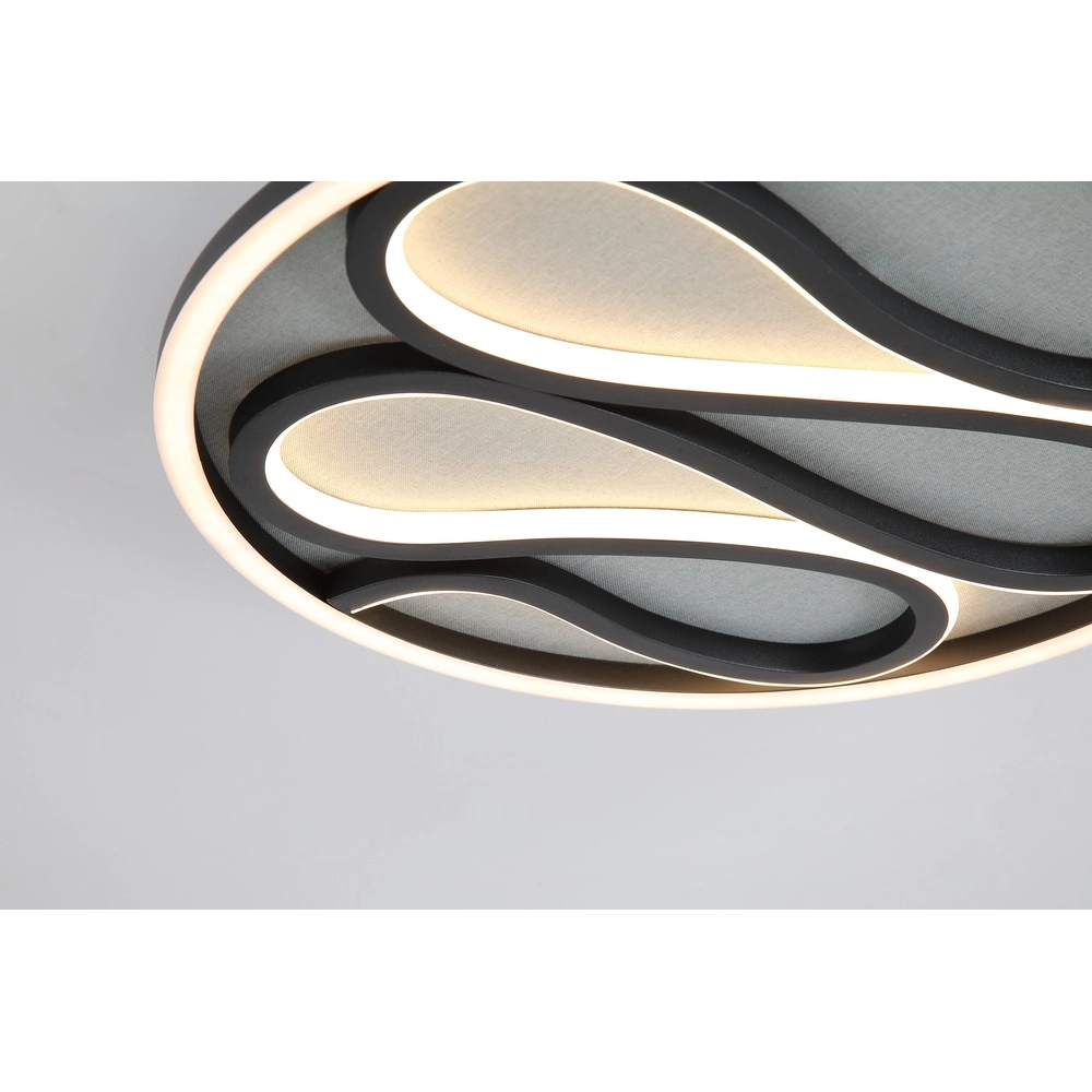 Plafonnier Zendisc Guirlande noire Searchlight 5053423298023