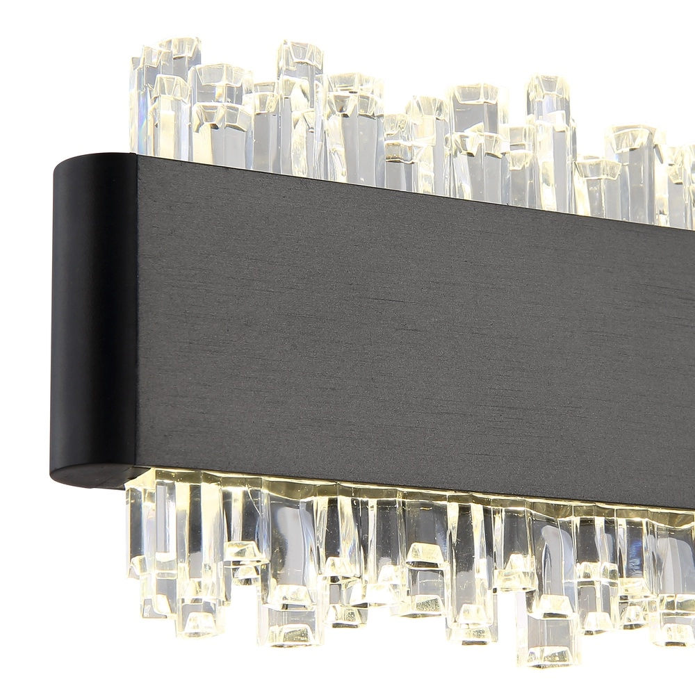 Lampe murale noire Stalagmita 25 cm Globo 9007371578740