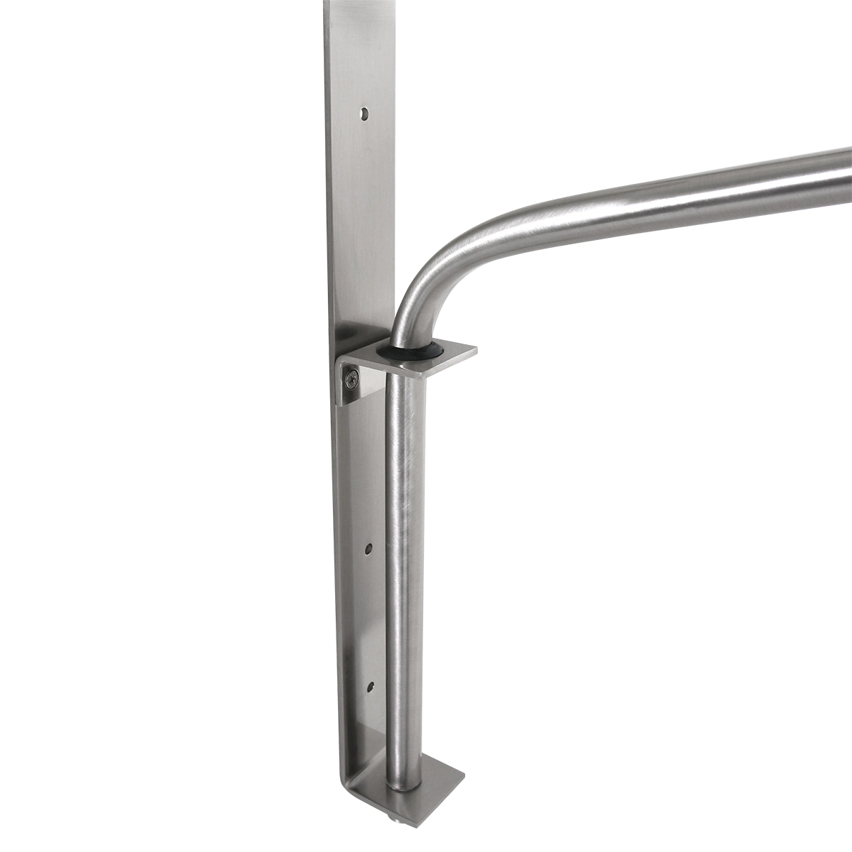 Applique Elegant Classy 50 cm en acier inoxydable avec abat-jour en velours taupe Steinhauer 8712746146011