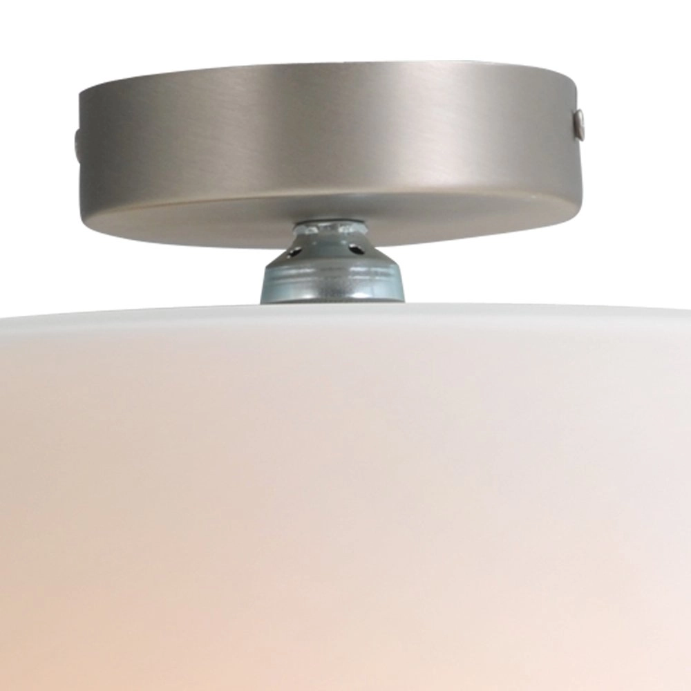Lampe de plafond Cilindra 25 cm blanc avec gris métallisé Masterlight 8718121133782
