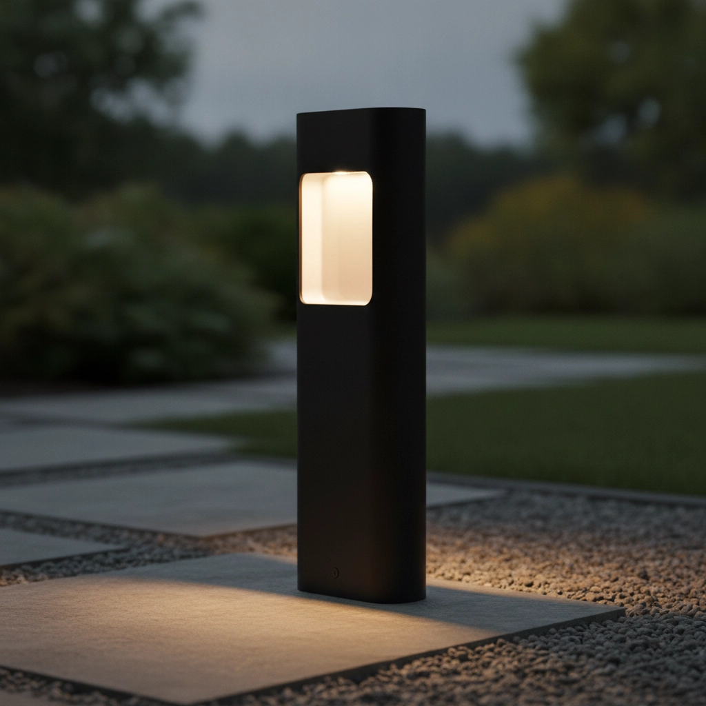 Lampe de jardin Tall noir