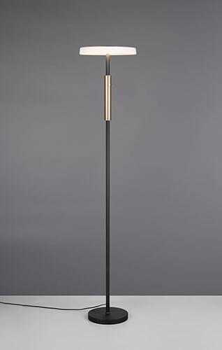 Lampadaire LED Celeste verre blanc Trio 4017807627428