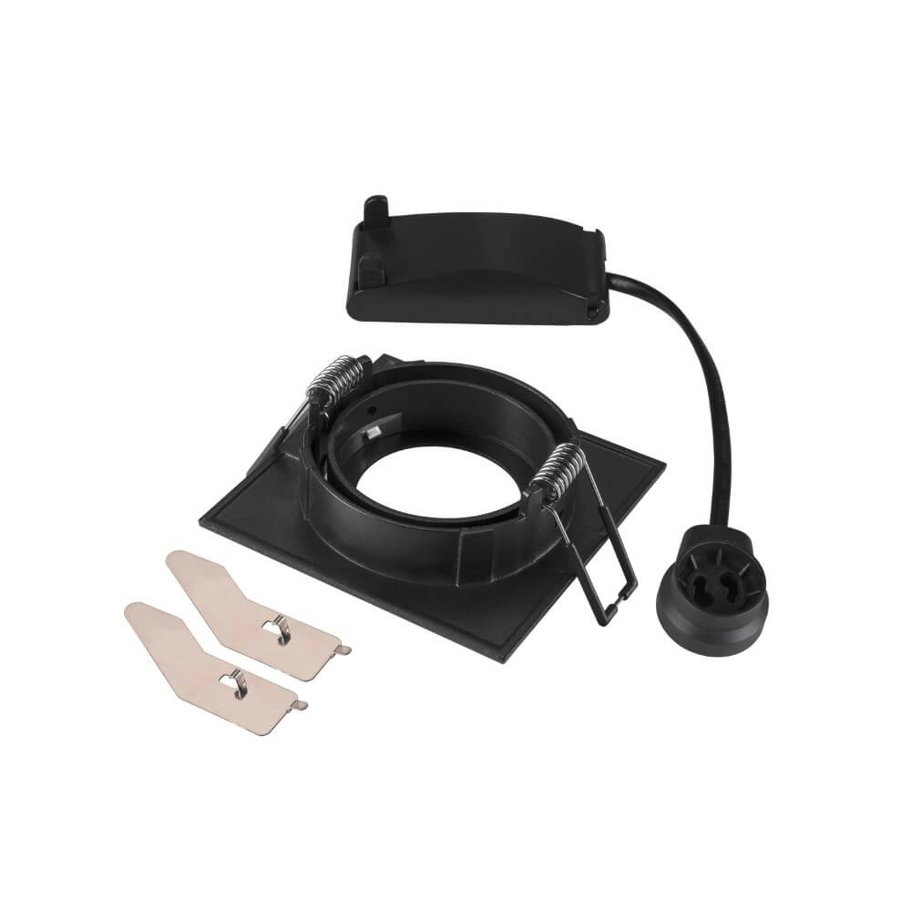 Spot encastré New Tria 68 carré - noir - GU10 SLV 4024163276177