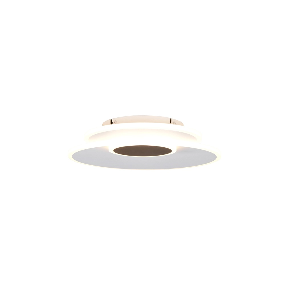 Lampe de plafond ronde Serea Blanc Trio 4017807703801