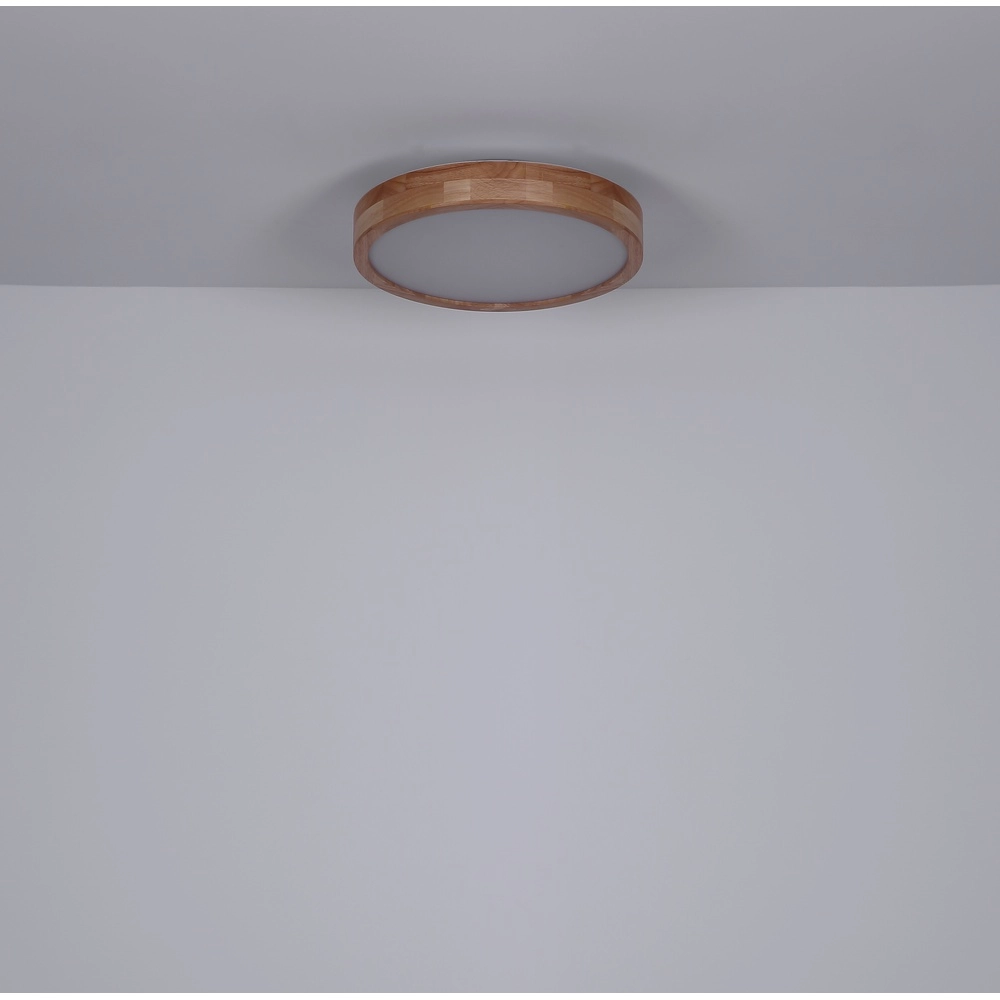 Éclairage de plafond en bois Rainer Scandinave Ø 40 cm Globo 9007371395279
