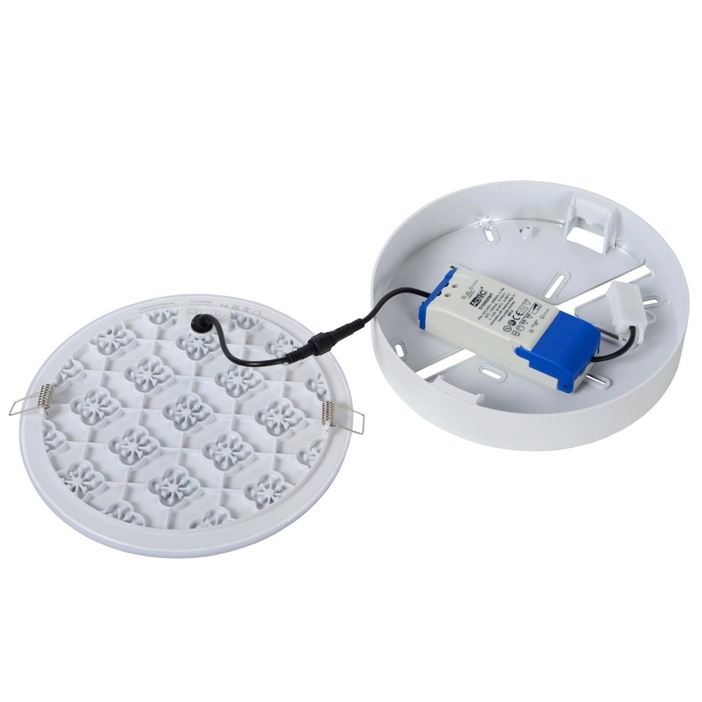 Éclairage de plafond Ceres-Led IP44 blanc Ø 21,5cm Lucide 5411212281135