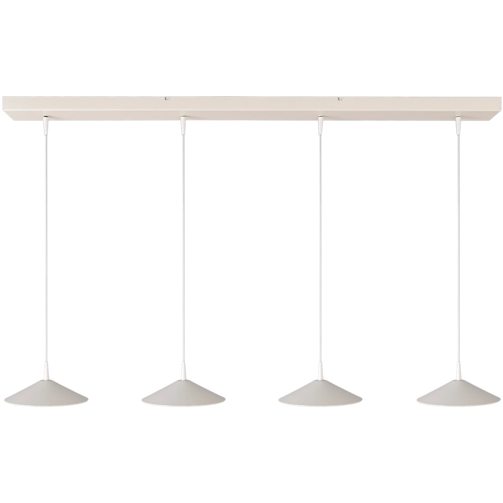Lampe suspendue à 4 lumières Ceppo blanc Ø 22cm