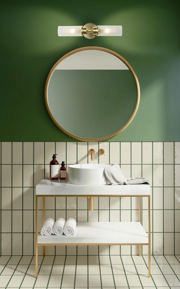 Applique murale 2 lumières Imperial or Searchlight 5053423271972