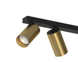 Spot en saillie doré Mono 4 lumières Lyora 5903139778497