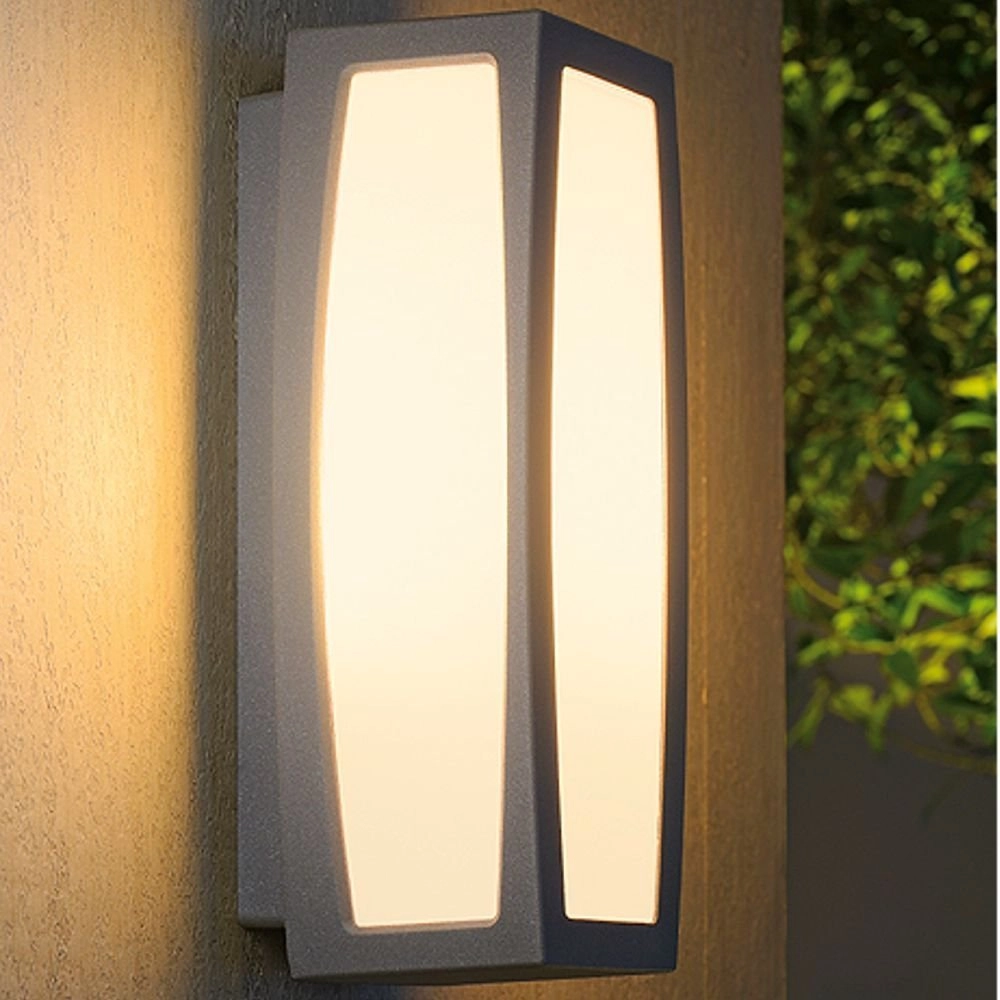 Lampe d'extérieur Meridian Box Gris argent SLV 4024163123884