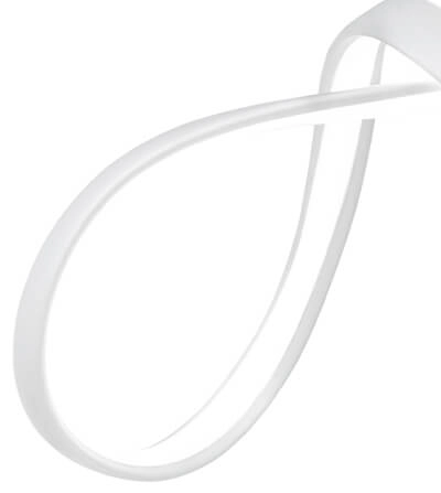 Plafonnier LED Perugia blanc Trio 4017807525809