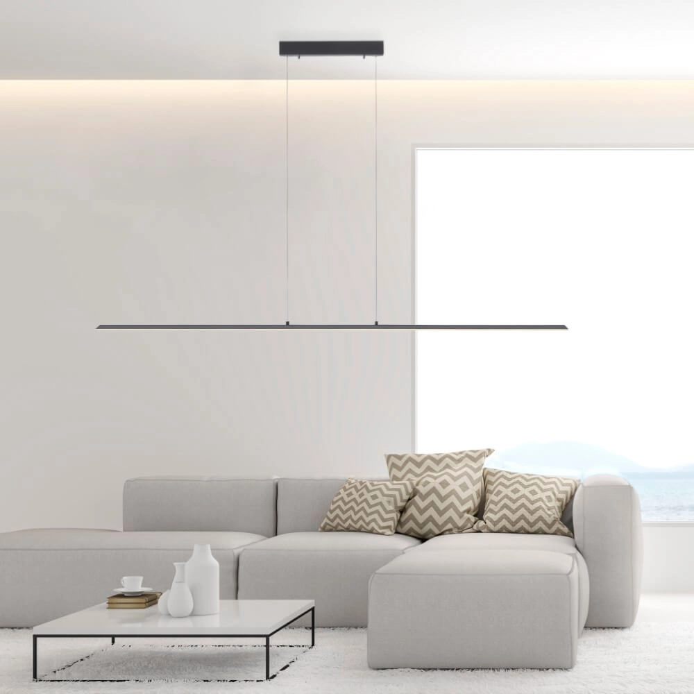 Lampe suspendue design Pure Lite 160 cm anthracite Paul Neuhaus 4012248344897