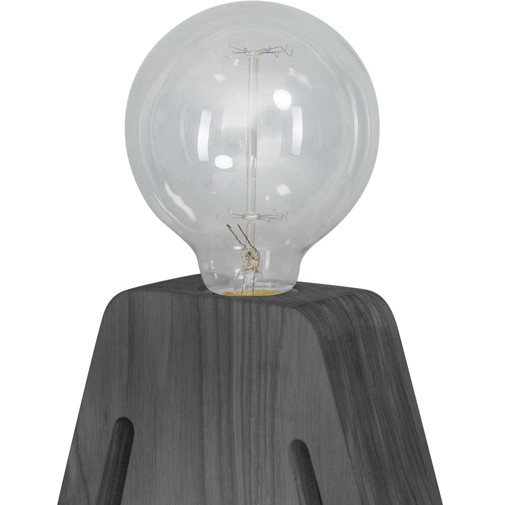 Lampe de chevet en bois Eve Grey ETH 8719075185216