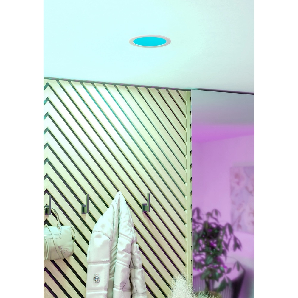 Lampe encastrée IP44 Fueva 6-Z Zigbee - blanc - Ø 16,8 cm Eglo 9008606331017