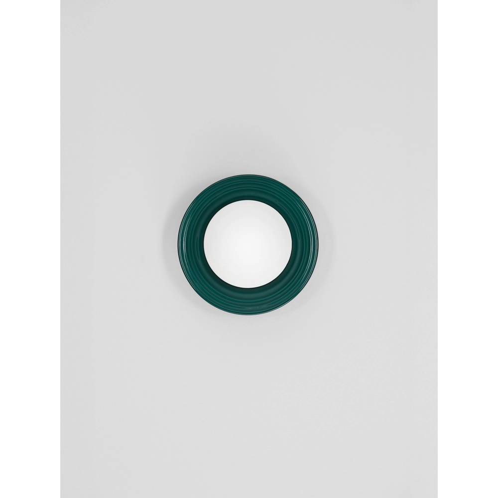 Applique murale Orbique vert Ø 16cm Lyora 5212017483928