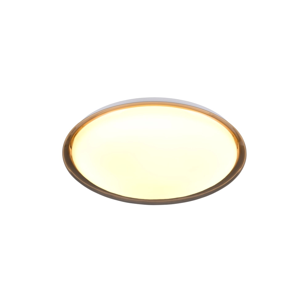 Éclairage de plafond Caliro Ø 38 cm de blanc
