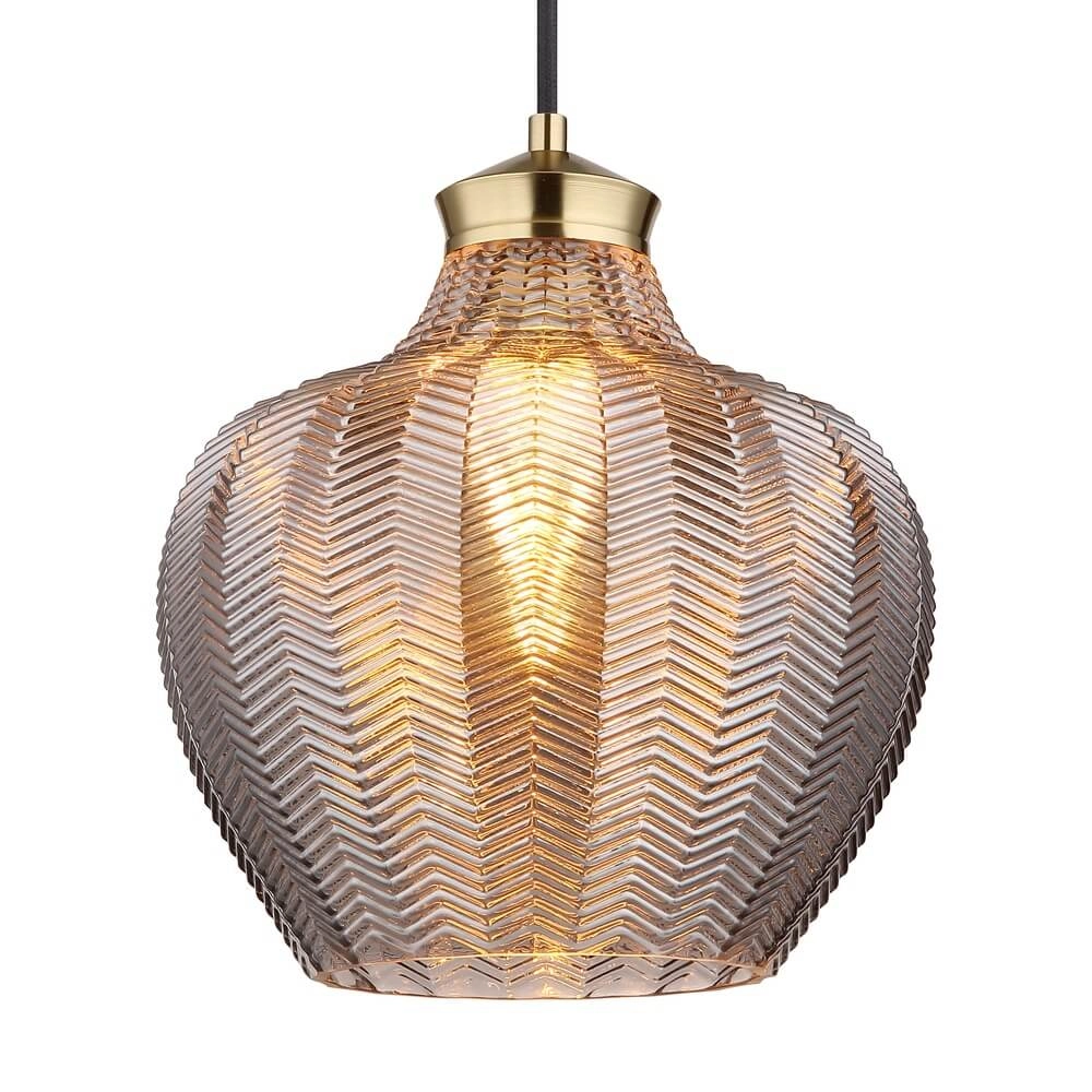 Suspension Jessica avec verre coloré Ø 26cm Globo 9007371481118