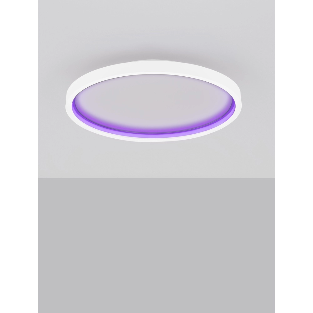 Plafonnier Chet Ø 39,3 cm avec fonction RGB Lyora 5212017450142