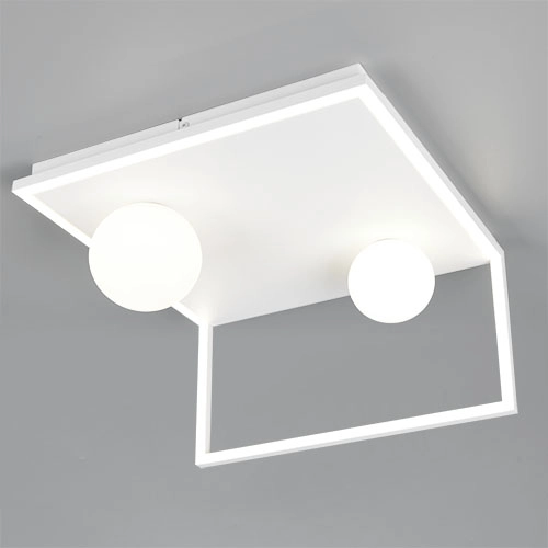 Lampe de plafond à design Arola Blanc Trio 4017807683615