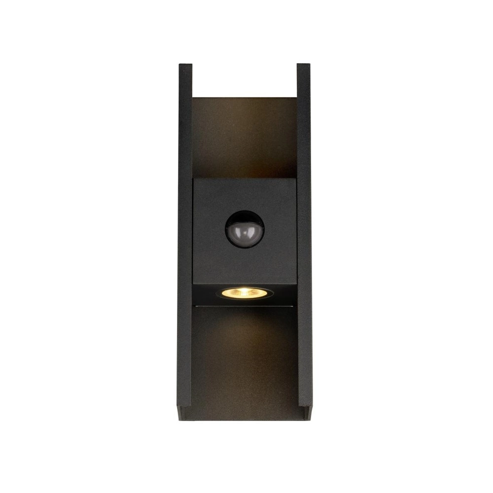 Spot mural Flatt Noir avec capteur SLV 4024163306461