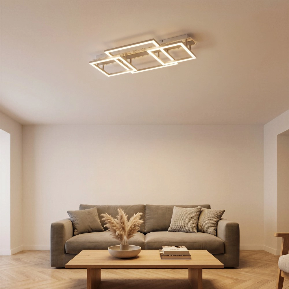 Lampe de plafond moderne Crispieri gris Eglo 9008606403905