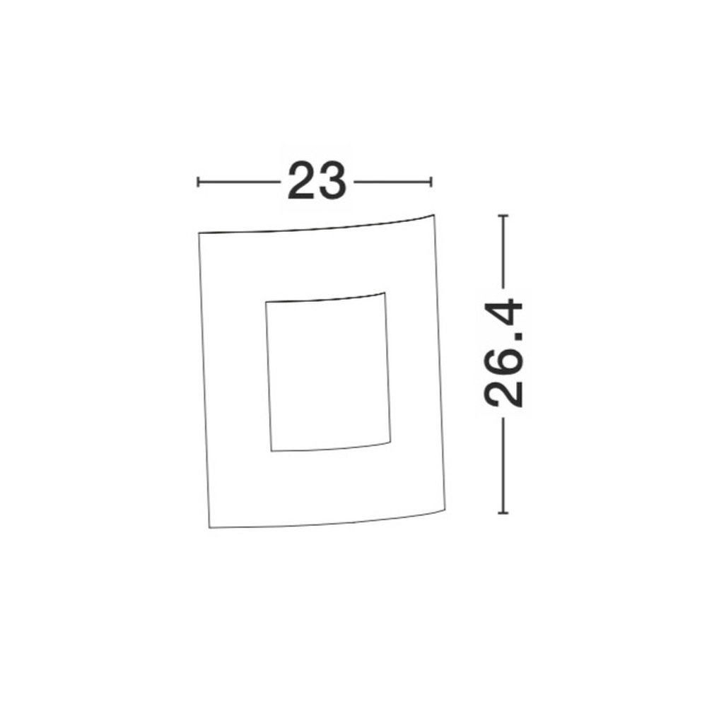 Applique murale Zenith Design Gris Lyora 5212017409270