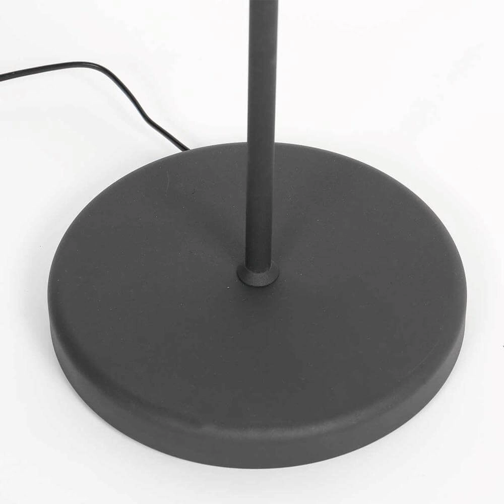 Lampadaire Bella noir avec capuche blanche Steinhauer 8712746174571