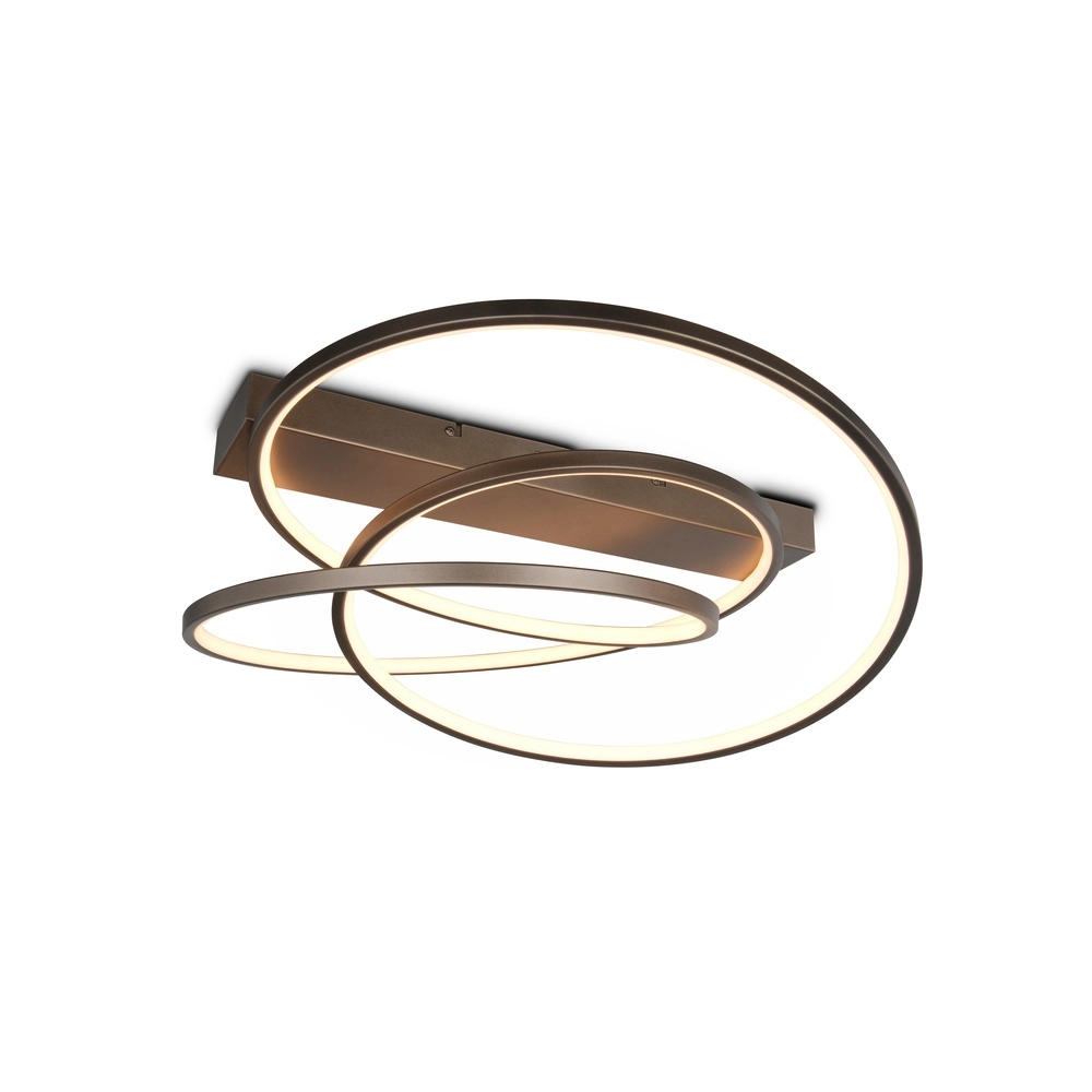 Lampe de plafond moderne Darvin Platine