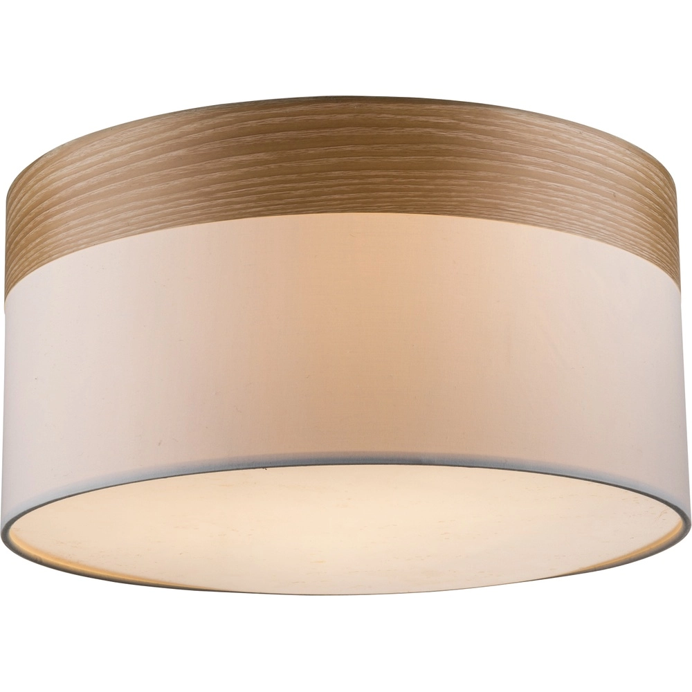 Lampe de plafond Chipsy avec un aspect bois Ø 40cm