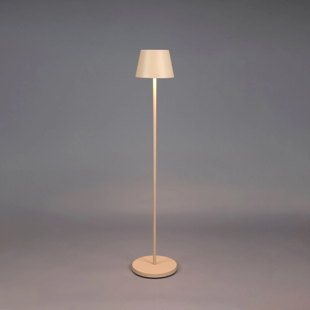 Lampadaire rechargeable Pomezia Medium brun sable KonstSmide 7318307841336