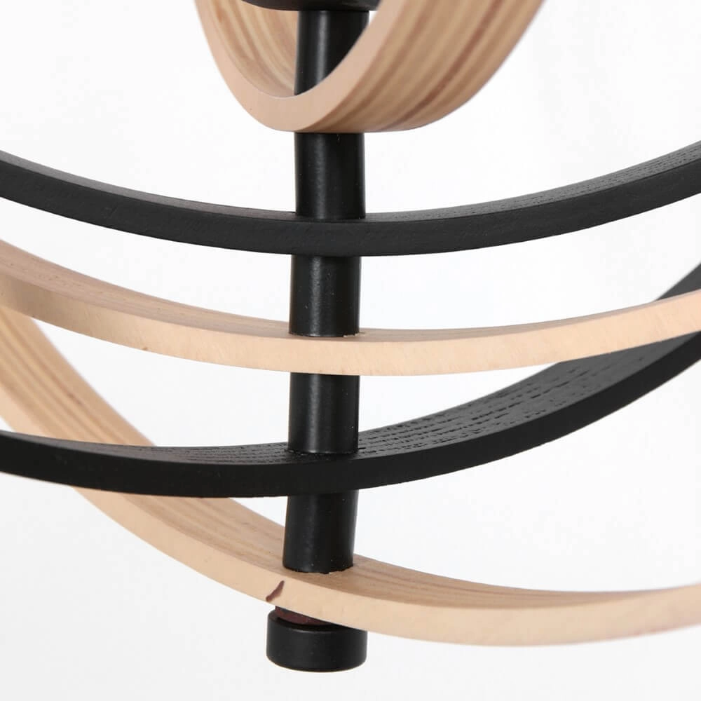 Lampe suspendue en bois Muoversi Ø45cm Steinhauer 8712746166309