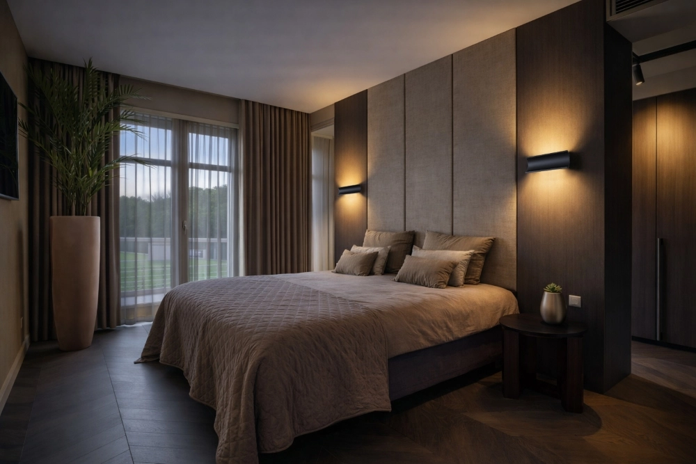 Lampe murale indirecte Malibu Haut-bas - noir Artdelight 8720701104129