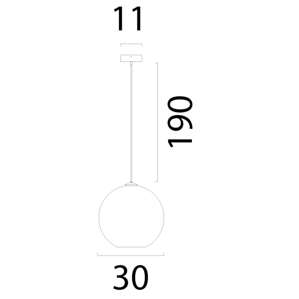 Lampe suspendue Corda Rotin Ø 30cm Masterlight 8718121340319