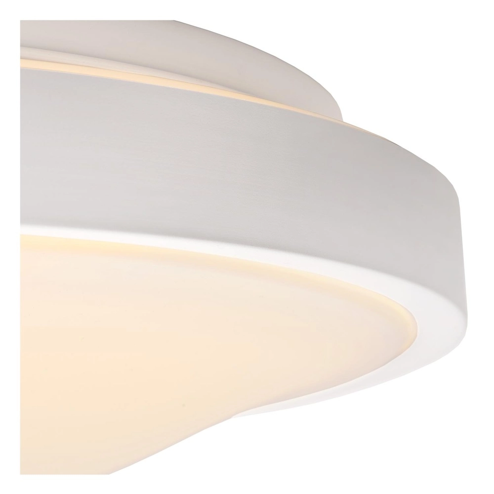 Lumière blanche de plafond Dasher Ø 29,3cm IP44 pour la salle de bain Lucide 5411212792082