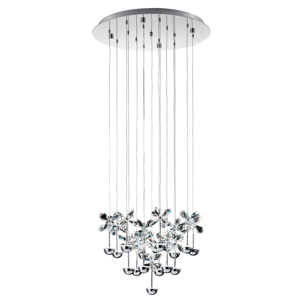 Lampe à suspension Pianopoli 15 lumières 50cm gris Lampe à suspension Pianopoli 15 lumières 50cm gris